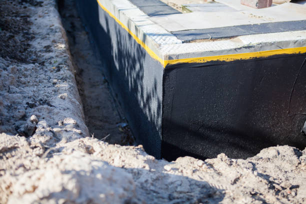 Residential Exterior Waterproofing installation at a Ramsey, NJ home by SJ Waterproofing Pros